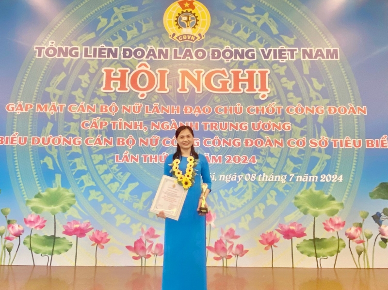 Trưởng ban Nữ công tiêu biểu toàn quốc lần thứ 3, năm 2024